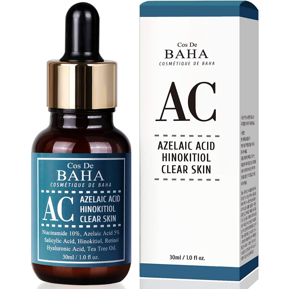 Cos De Baha Acne Clearing Acne Treatment AC Serum (30ml)
