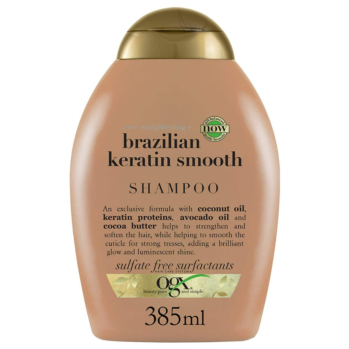 OGX Brazilian Keratin Smooth Shampoo (385ml)