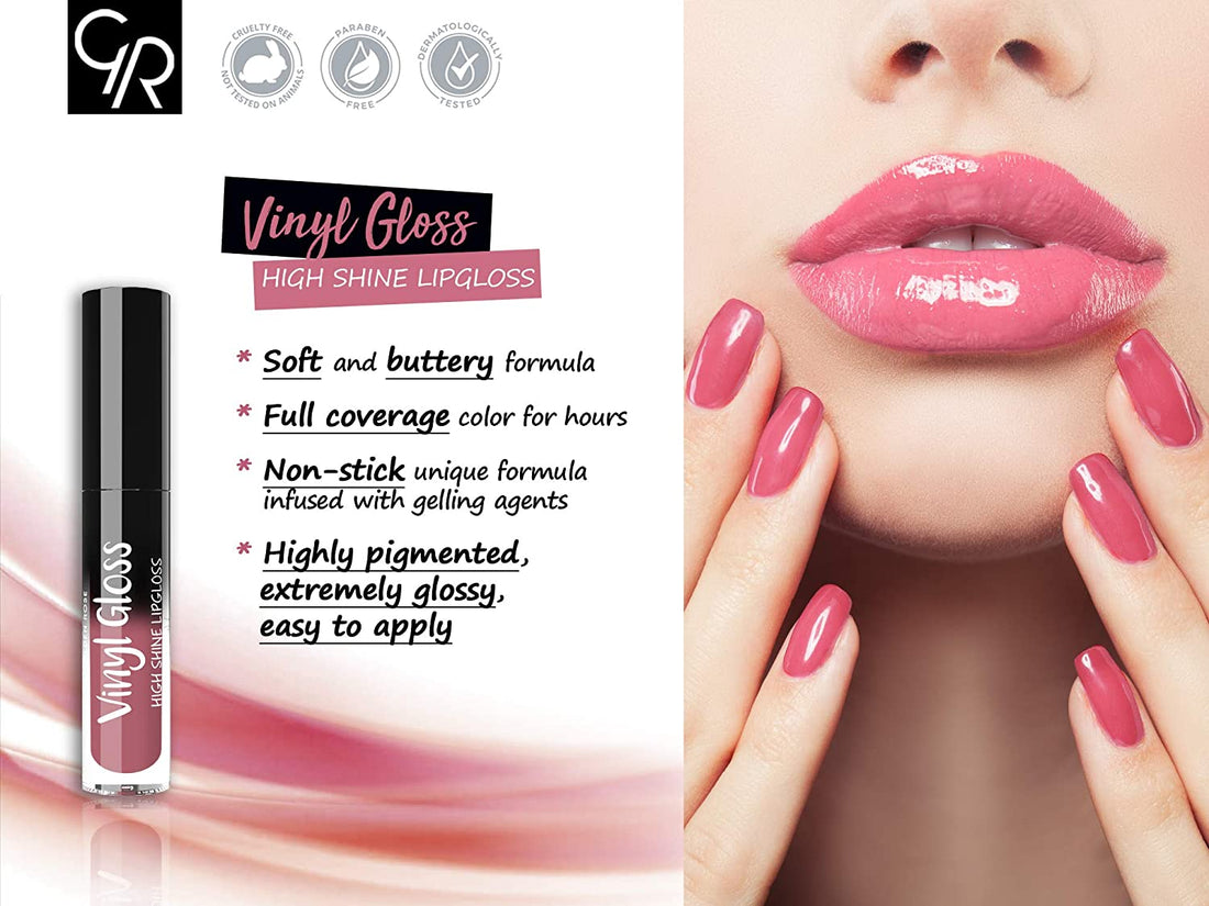 Golden Rose Vinyl Gloss High Shine Lipgloss (4.5ml)