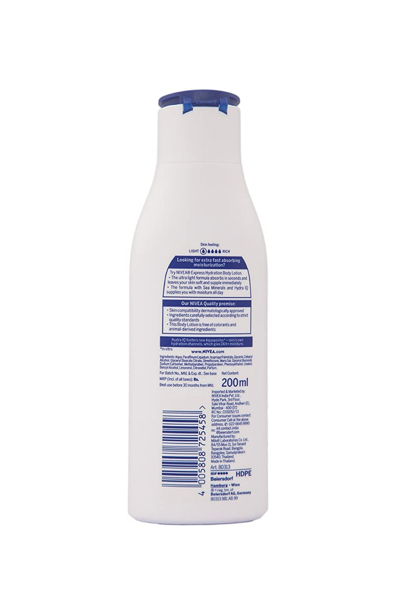 Nivea Body Lotion Express Hydration (200ml)