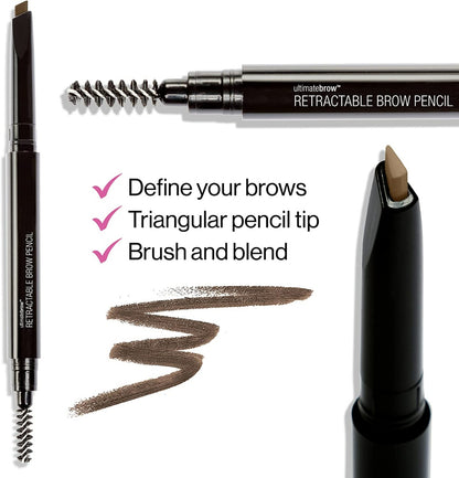 Wet n Wild Ultimate Eyebrow Retractable Definer Pencil (0.2g) - Medium Brown