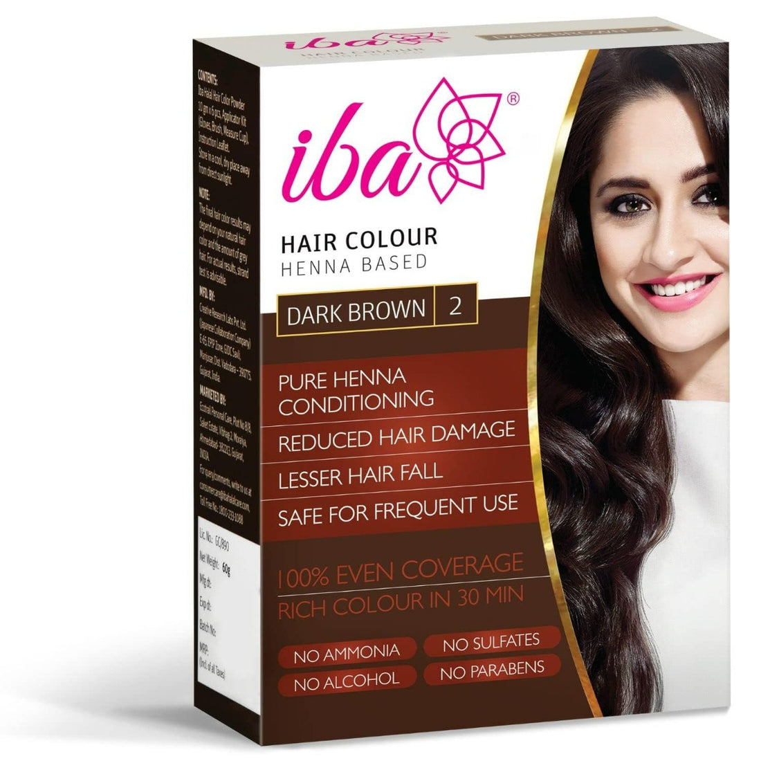 Iba Care Hair Colour (70gm) - Dark Brown