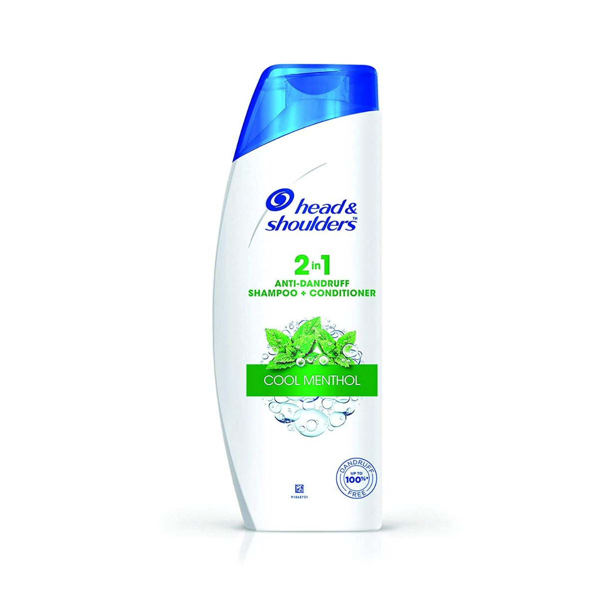 Head &amp; Shoulders 2-in-1 Cool Menthol Anti Dandruff Shampoo + Conditioner for Women and Men (180ml)