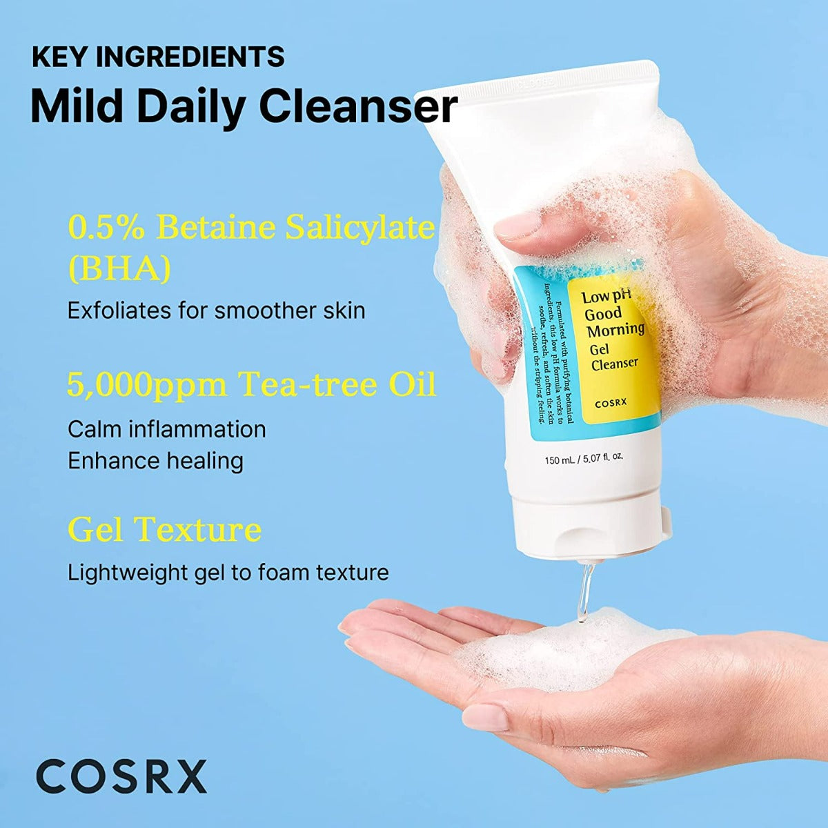 COSRX Low pH Good Morning Gel Cleanser (150ml)