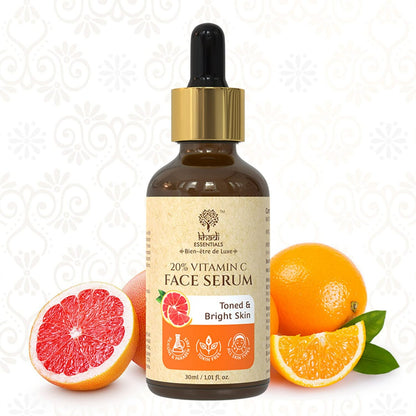 Khadi Essentials 20% Vitamin C Face Serum With Grapefruit (30ml)