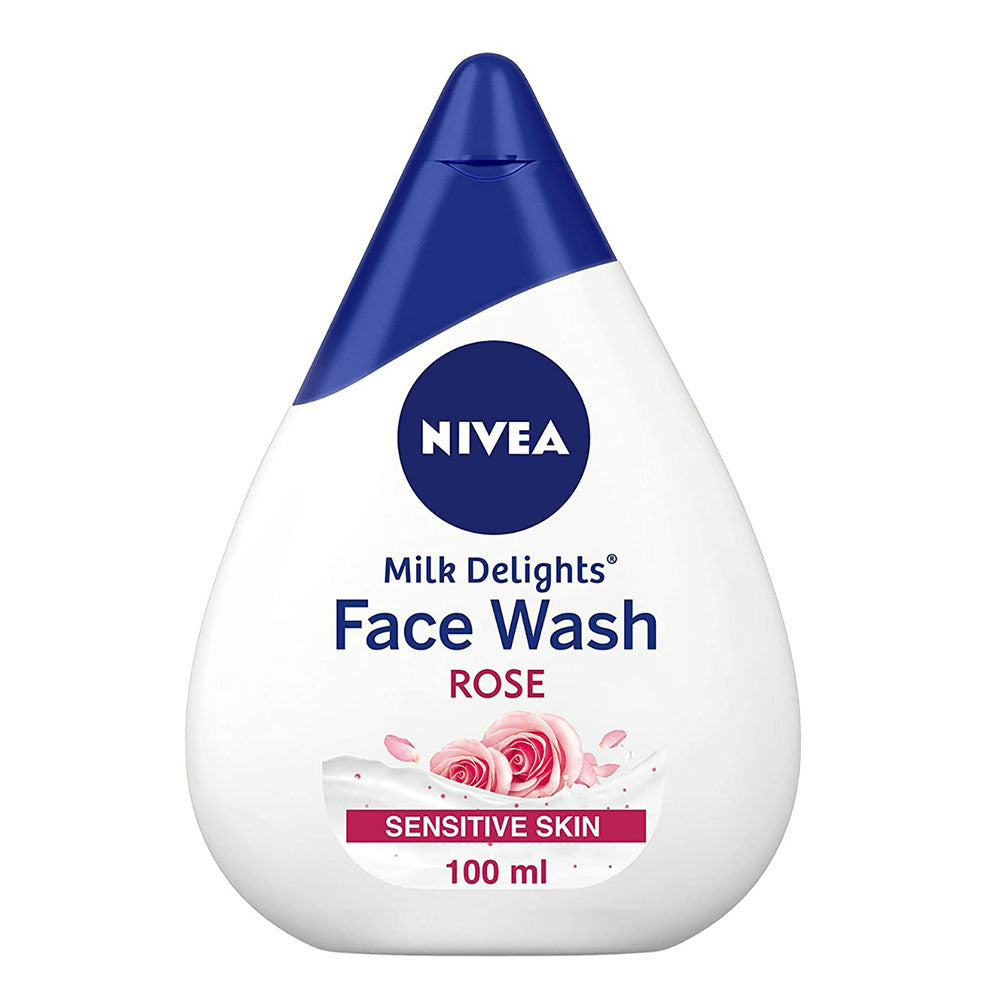 Nivea Milk Delights Face Wash (100ml) - Rose