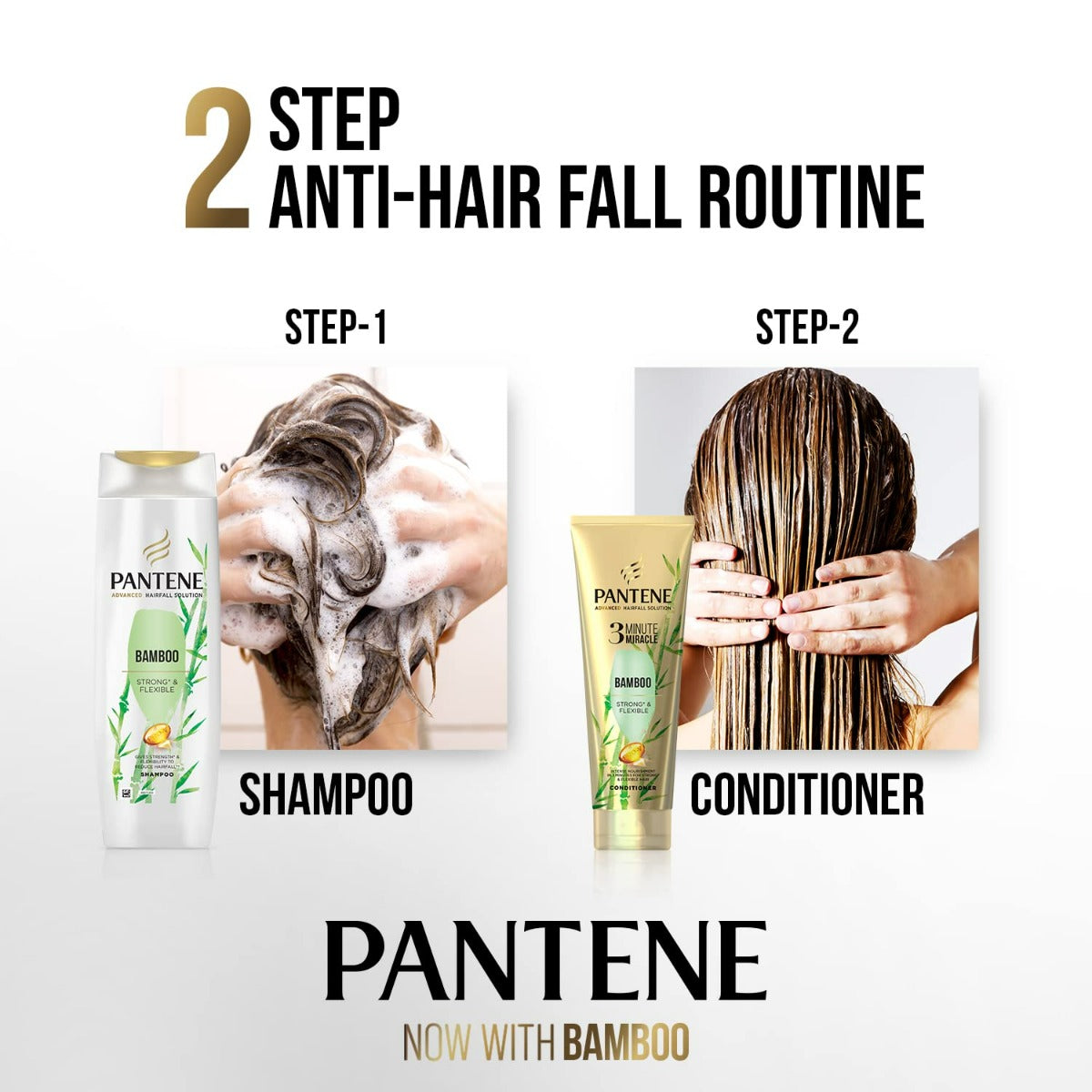 Pantene Advanced Hairfall Solution with Bamboo Shampoo
