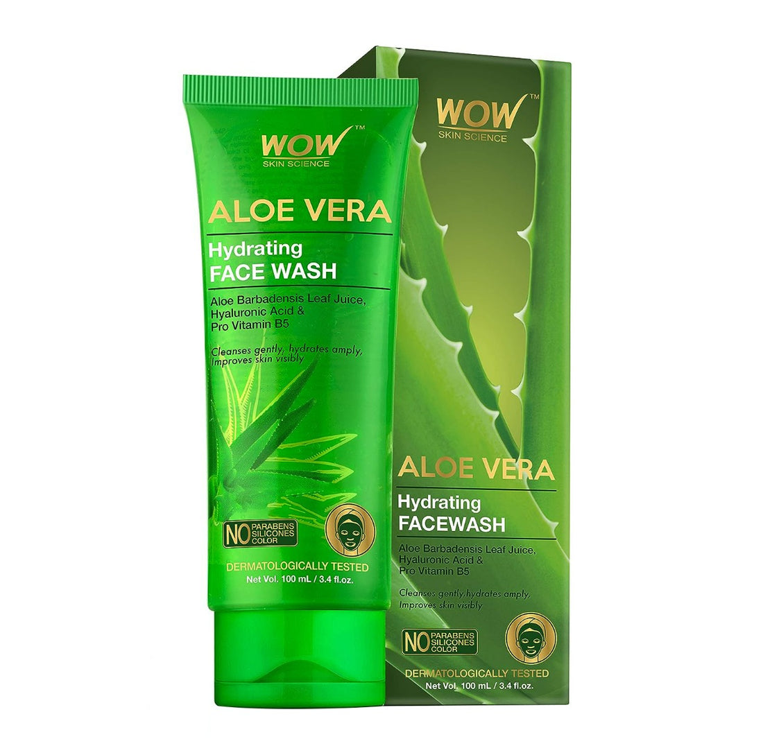 Wow Skin Science Aloe Vera Hydrating Face Wash (100ml)