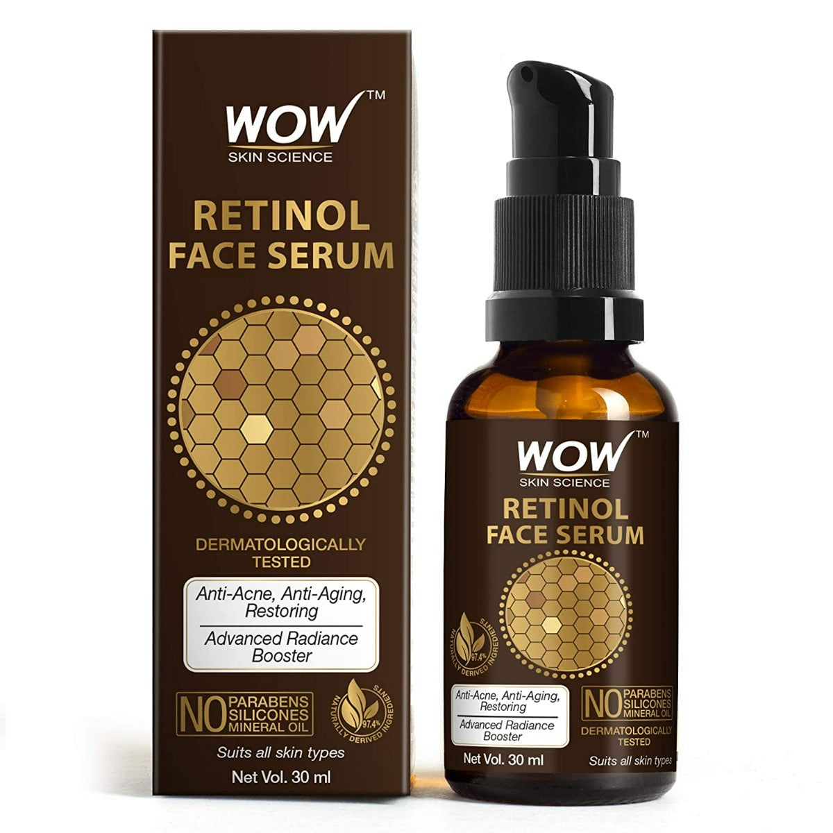 Wow Skin Science Retinol Face Serum (30ml)