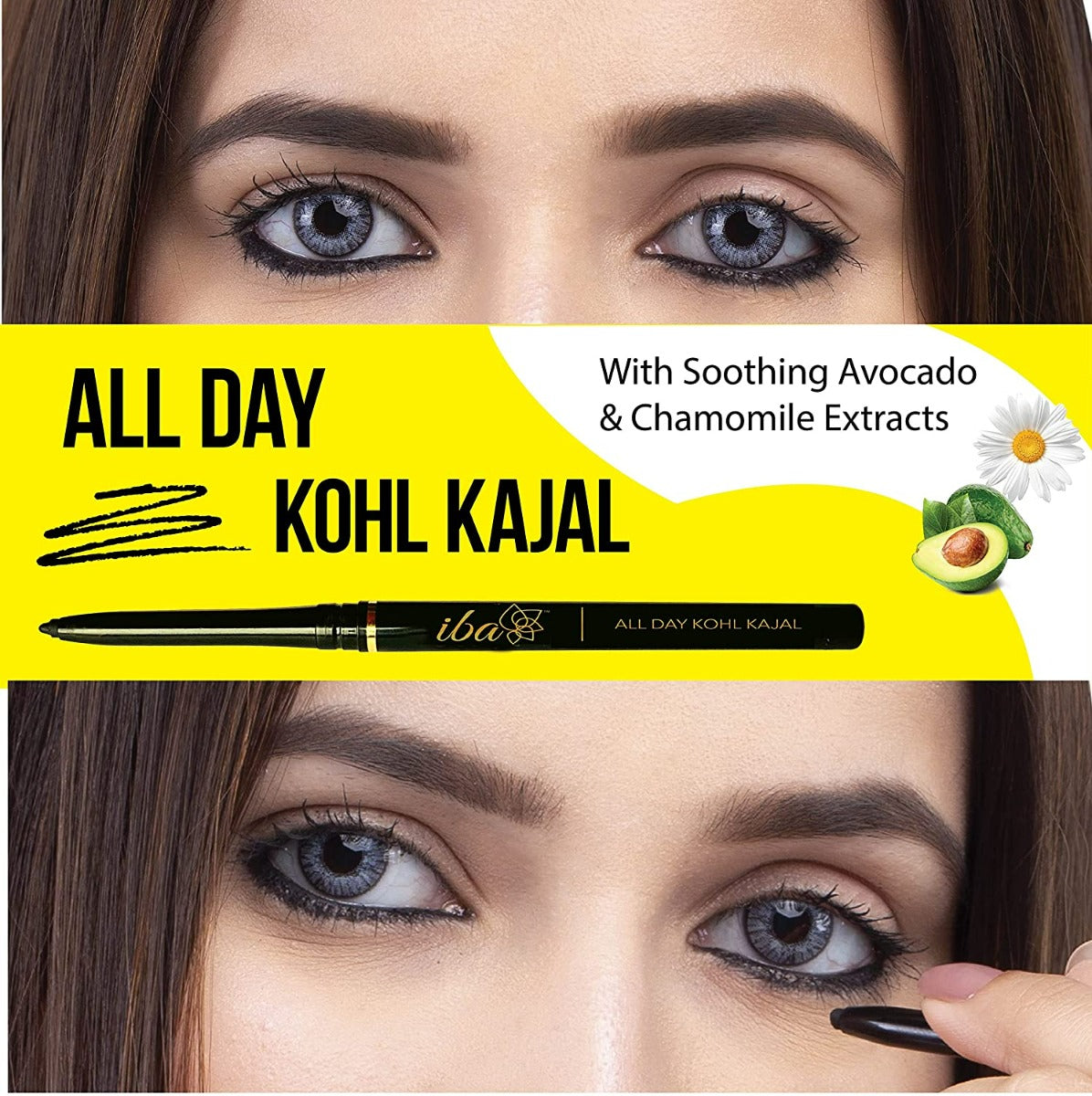 Iba All Day Kohl Kajal (0.35gm) - Intense Black