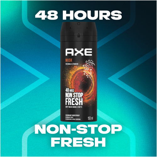 Axe Deodorant Body Spray Musk Canela &amp; Ambar 150ml