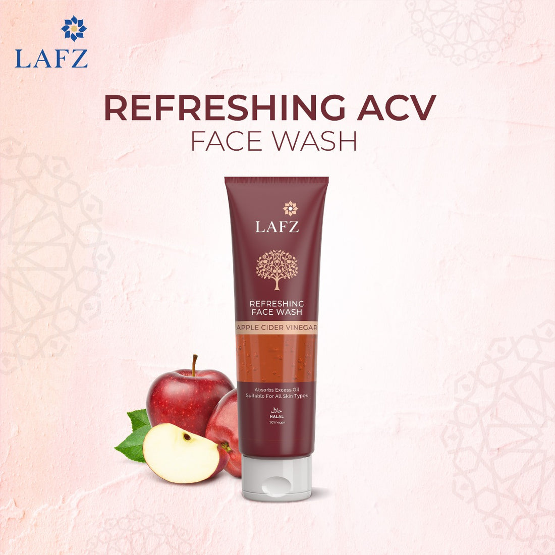 Lafz Apple Cider Vinegar Face Wash (75ml) - Tube