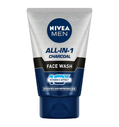Nivea Men All In 1 Charcoal Face Wash (100g)