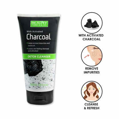 Beauty Formulas Charcoal Detox Cleanser (150ml)