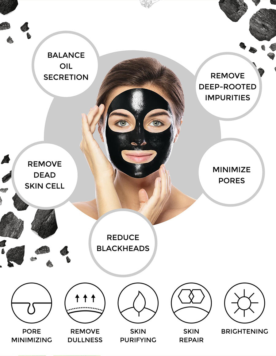 Buy Beauty Formulas With Activated Charcoal Clay Mask (100ml) Online at