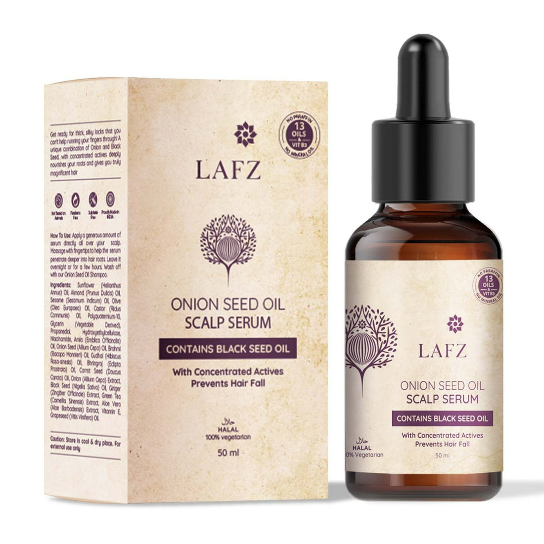 Lafz onion seed oil scalp serum (50ml)