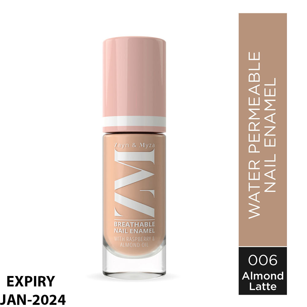 Zayn &amp; Myza Breathable Nail Paint (6ml) - Almond Latte