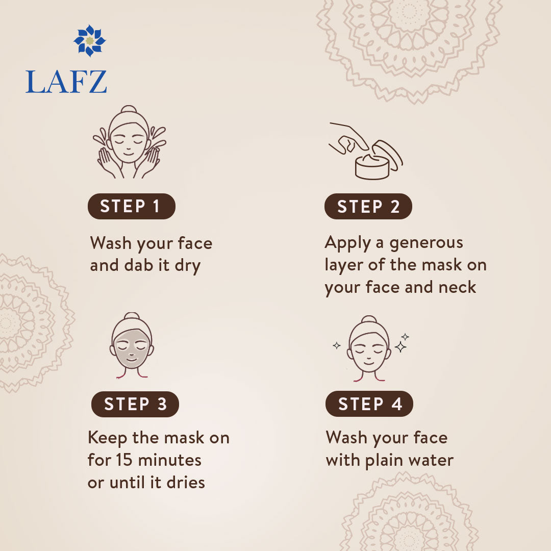 Lafz Caffeine Face Mask (50g)