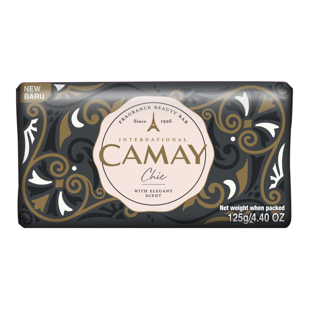 Camay Fragrance Beauty Bar Chic with Elegant Scent (125gm)
