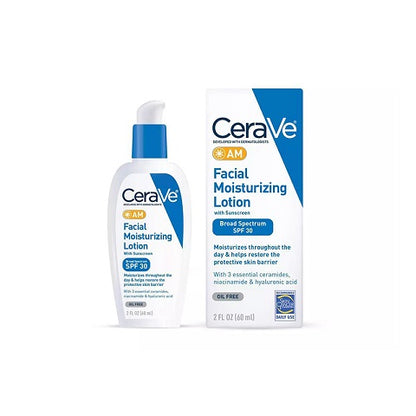 CeraVe AM Facial Moisturising Lotion SPF 30 (60ml)