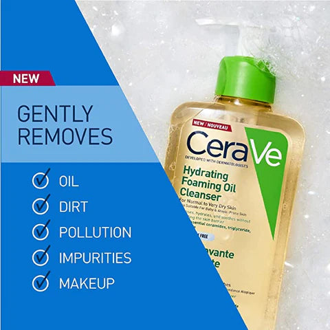 CeraVe Hydrating Foaming Oil Cleanser (236ml)