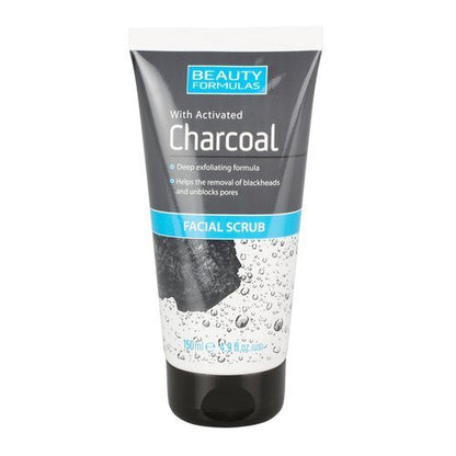 Beauty Formulas Charcoal Facial Scrub (150ml)