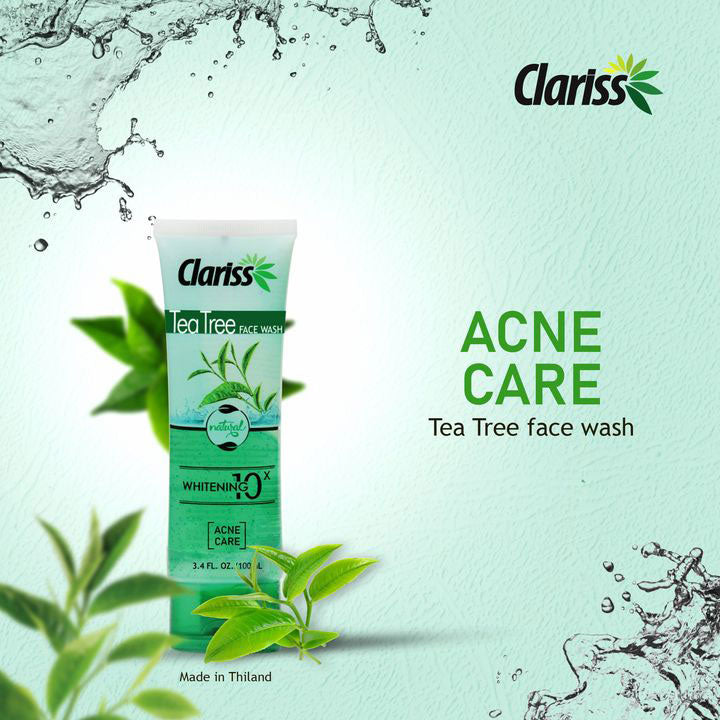 Clariss Tea Tree Acne Care Face Wash (100ml)