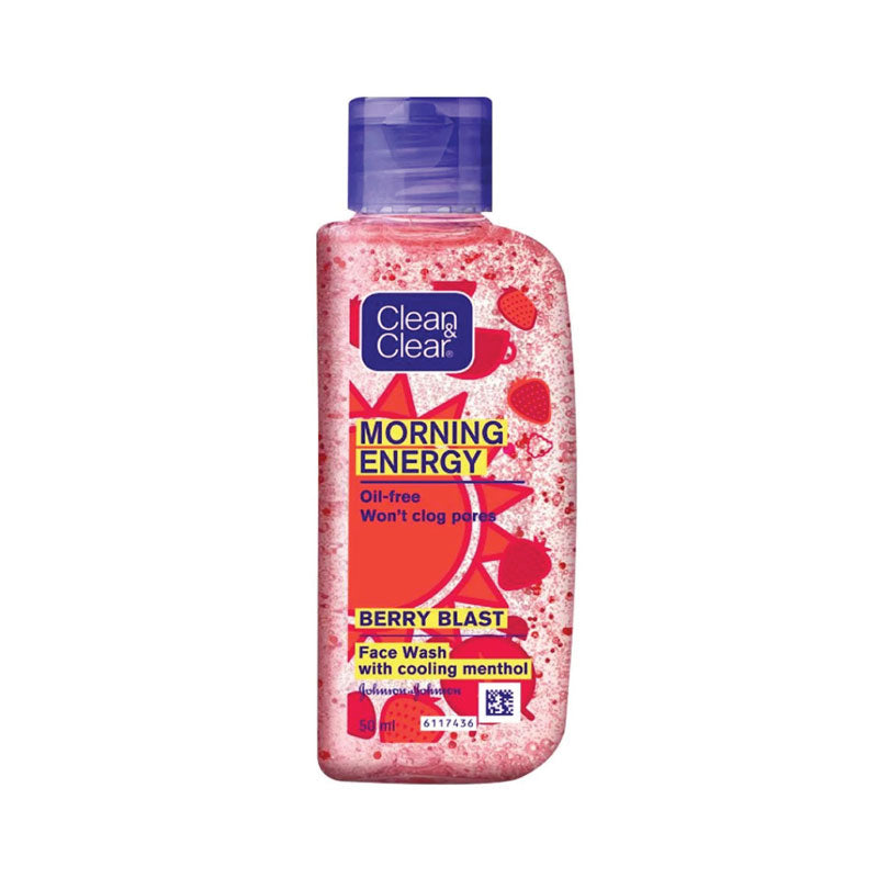 Clean &amp; Clear Morning Energy Berry Blast Face Wash (50ml)