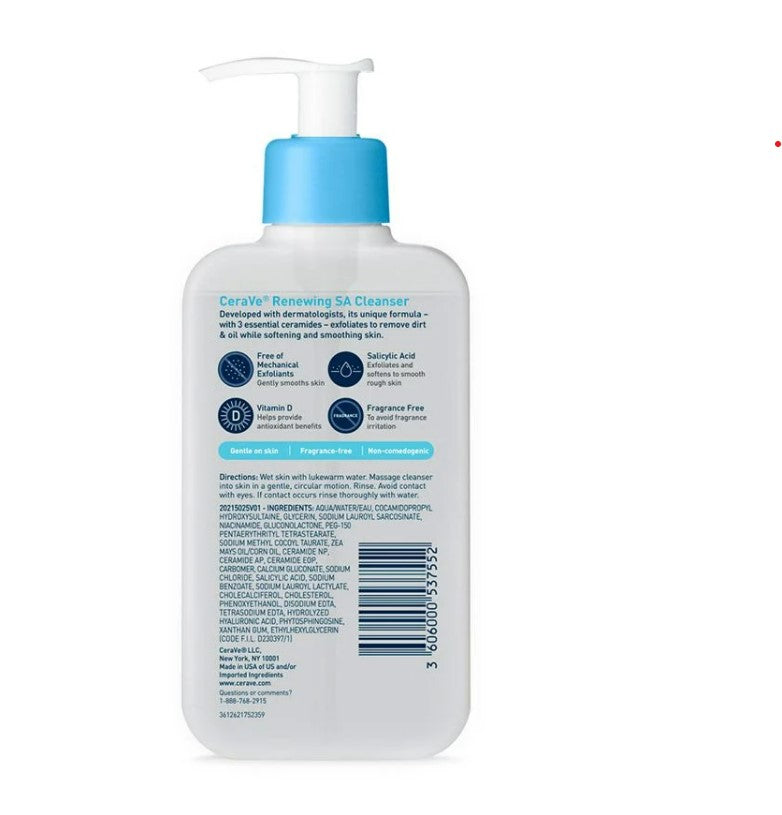 CeraVe Renewing SA Cleanser (237ml)