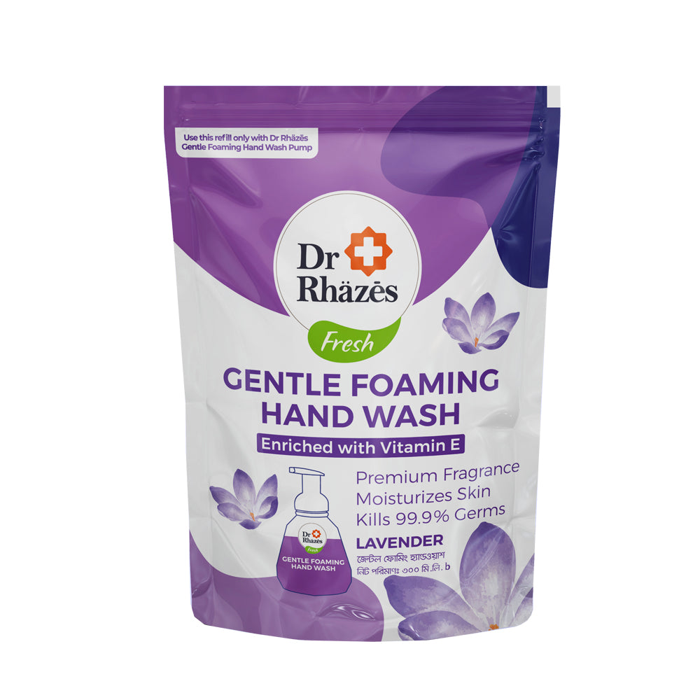 Dr Rhazes Hand Wash Pouch Pack (300ml) - Lavender