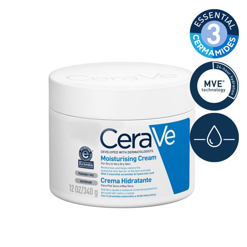 CeraVe Moisturizing Cream For Dry to Very Dry Skin (340gm)