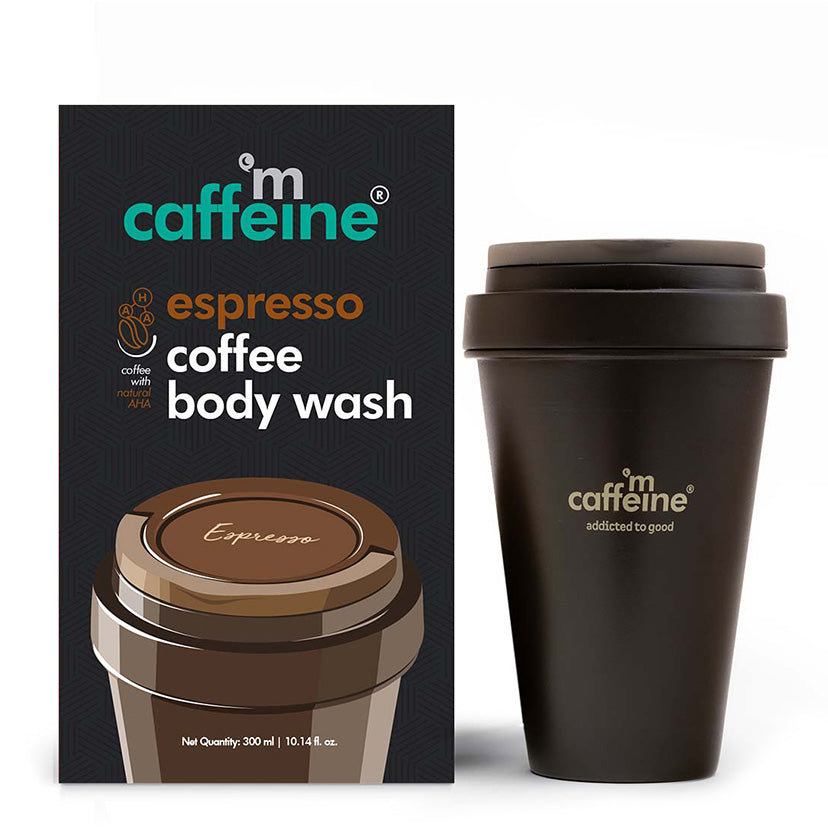 mCaffeine Naked and Raw Coffee Espresso Body Wash (300ml)