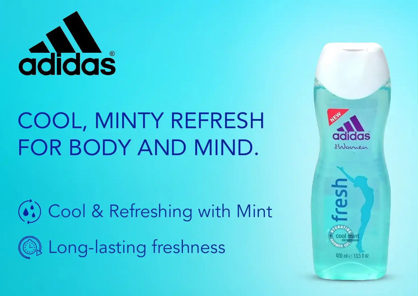 Adidas Fresh Women Shower Gel (250ml)