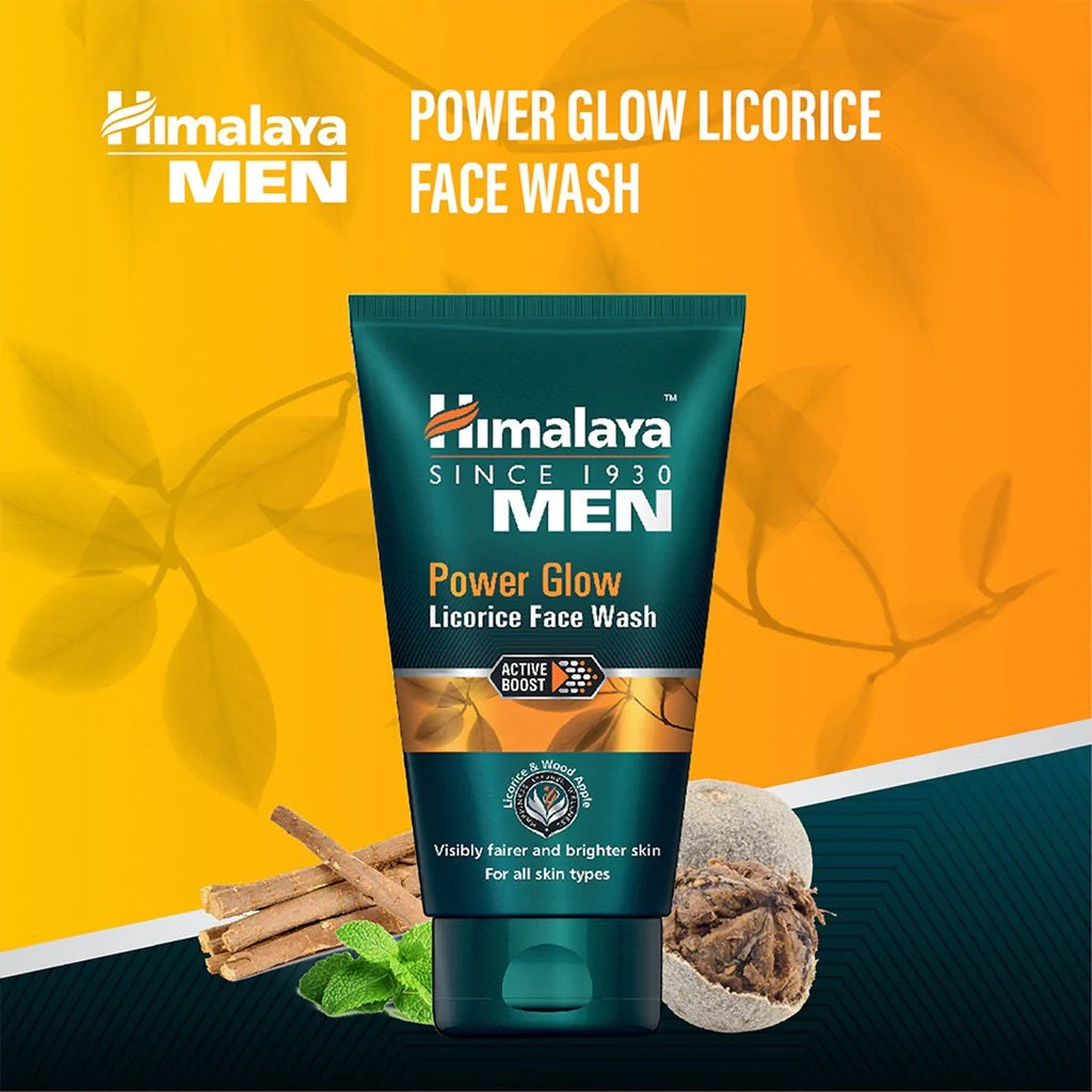 Himalaya Men Power Glow Licorice Facewash