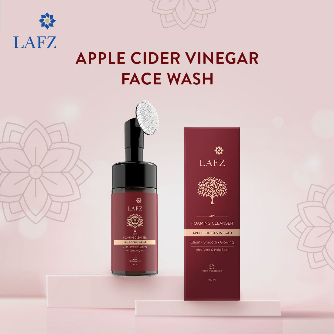 Lafz Foaming Face Wash (100ml) - Apple Cider Vinegar (India)