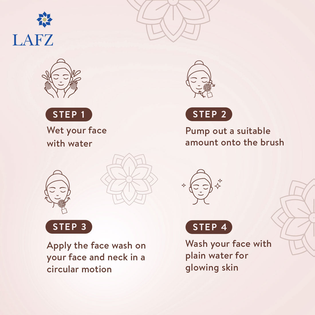 Lafz Foaming Face Wash India (100ml) - Caffeine