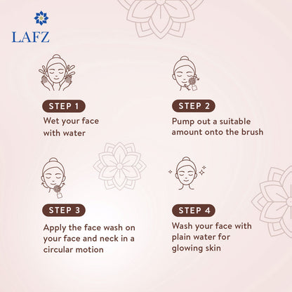 Lafz Foaming Face Wash (100ml) - Caffeine (India)