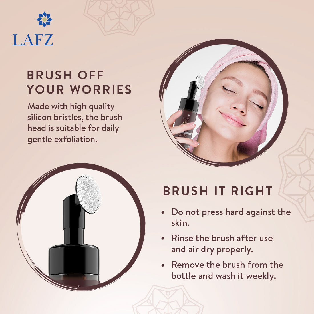 Lafz Foaming Face Wash (100ml) - Caffeine (India)