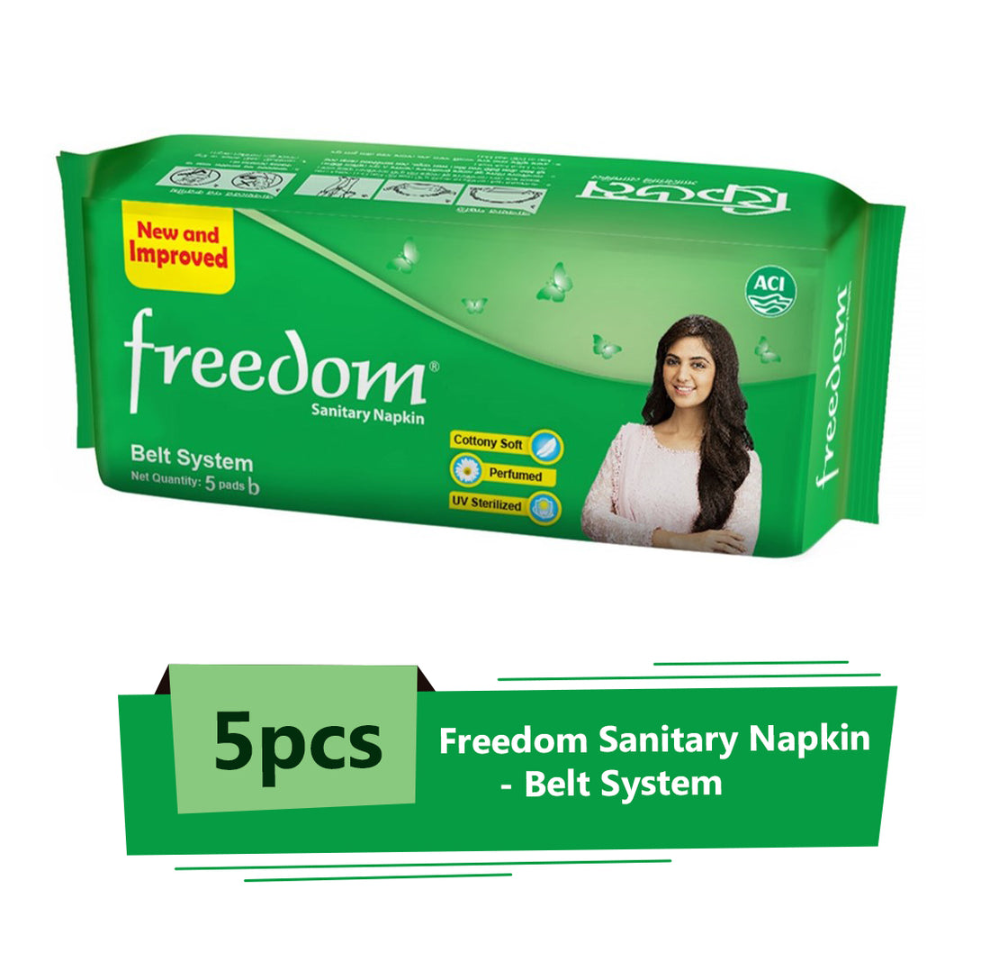 Freedom Sanitary Napkin - Belt System