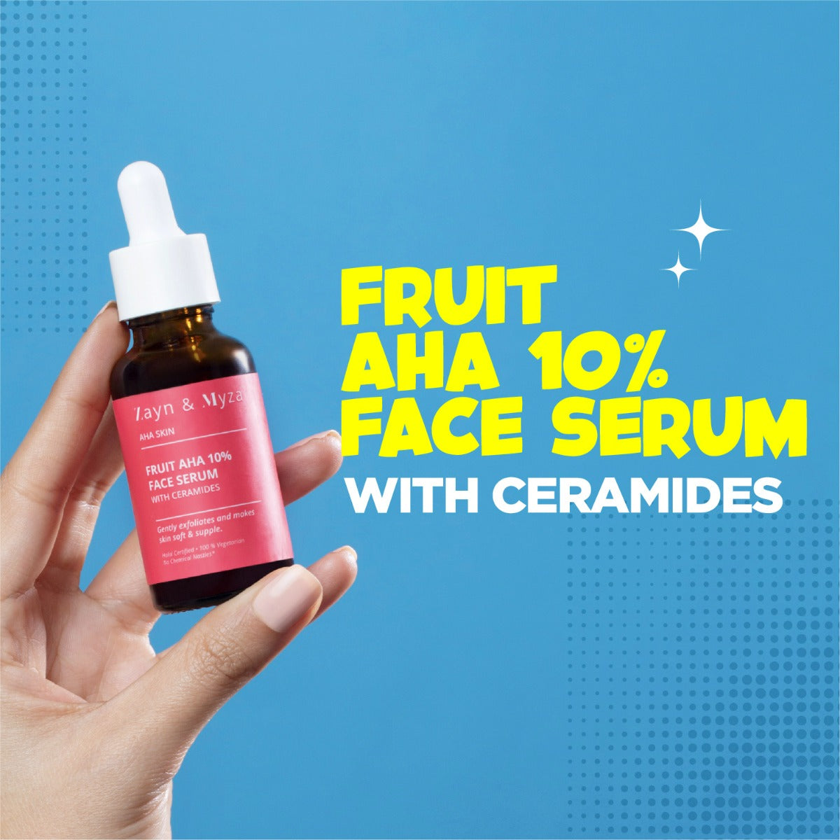 Zayn &amp; Myza Fruit AHA 10% Face Serum with Ceramides (30ml)