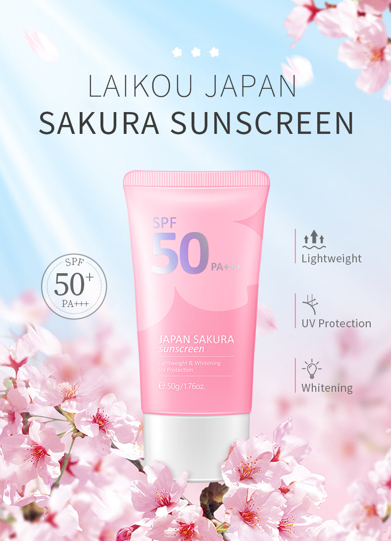 Laikou Japan Sakura Sunscreen SPF50 PA+++ (50g)