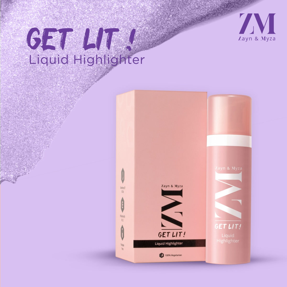 Zayn &amp; Myza Get Lit! Liquid Highlighter (30g)
