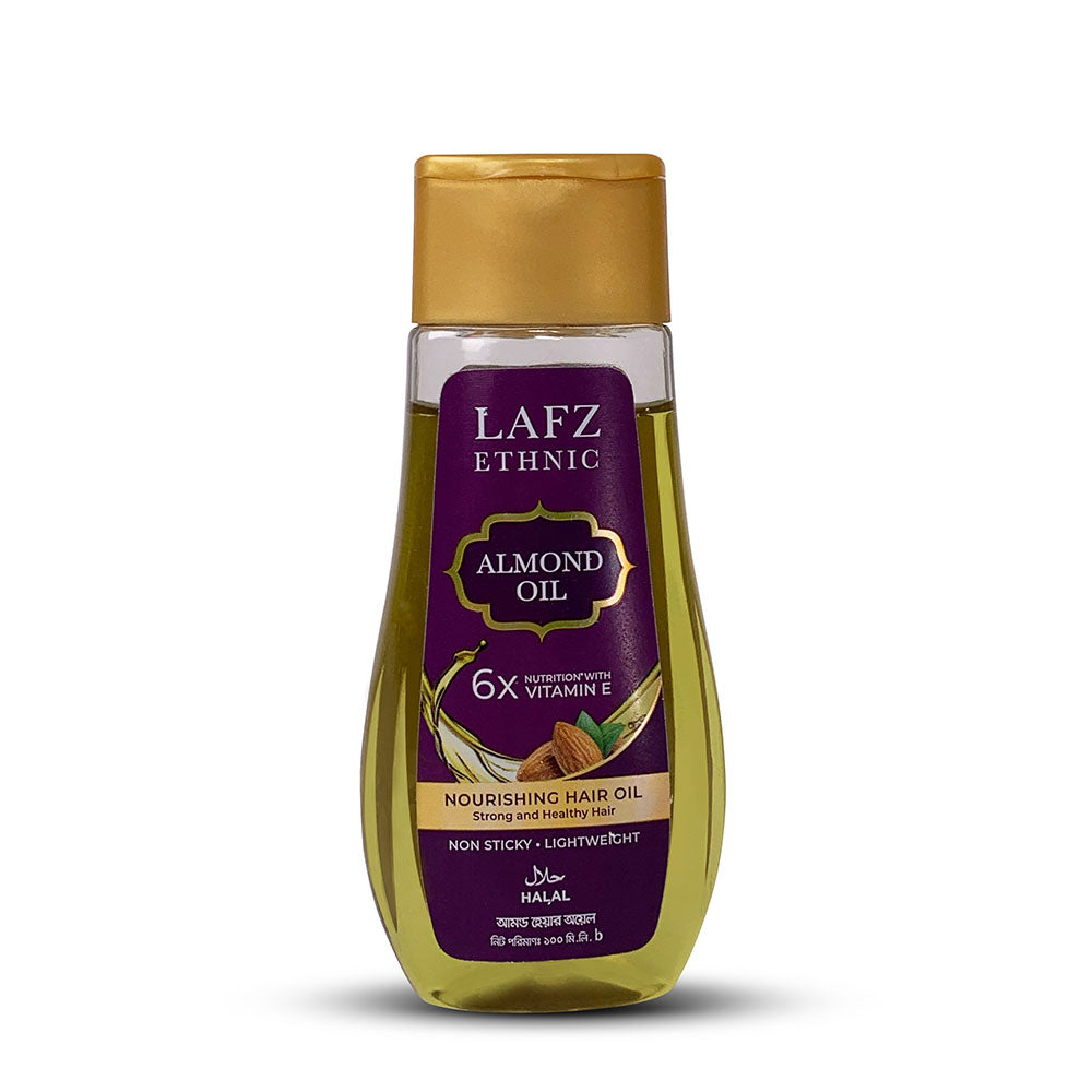 Lafz Ethnic Almond Nourishing Hair Oil (100ml)