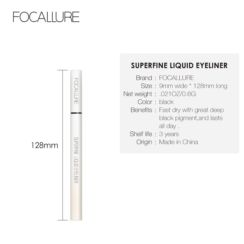 FA 91 Focallure Superfine Liquid Waterproof Eyeliner Pen (0.6g) - Black