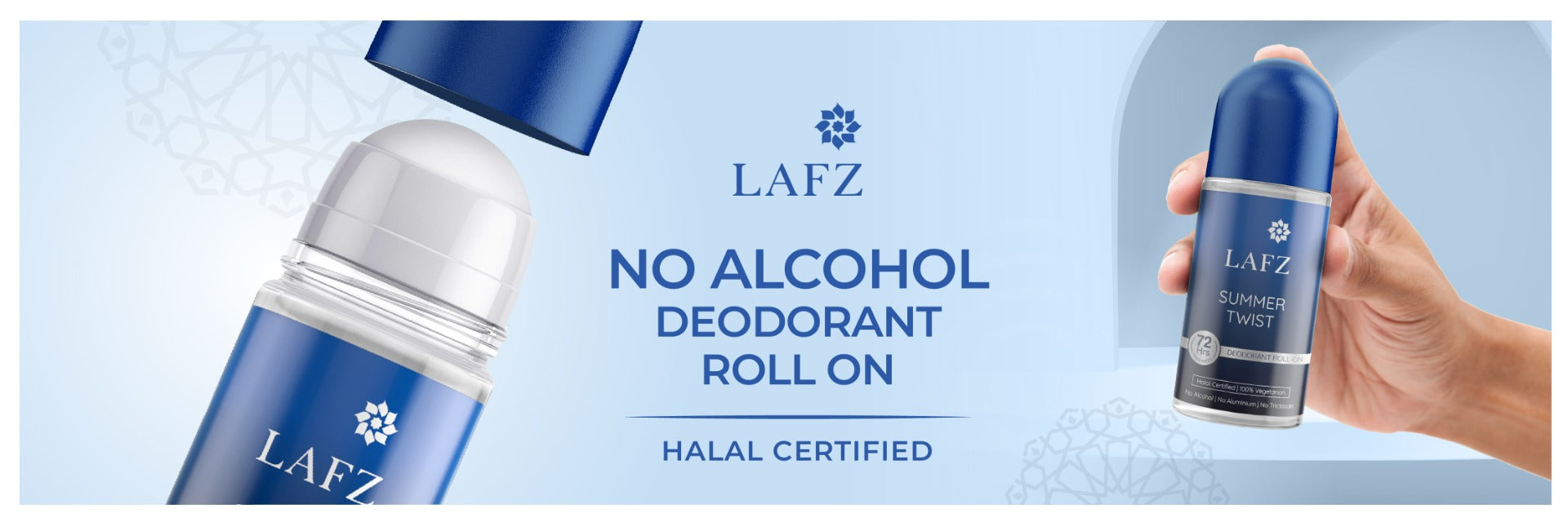 LAFZ No Alcohol Roll On Deodorant Summer Twist for Men (50ml)