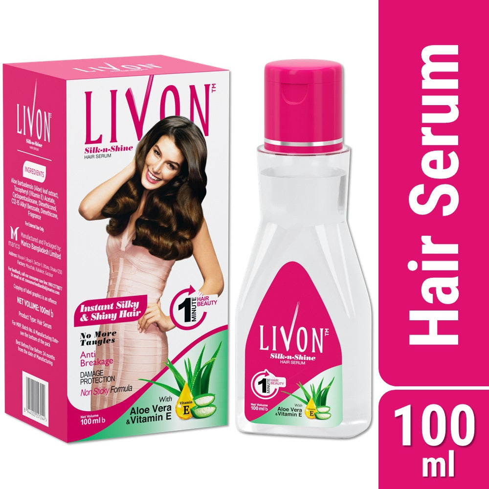 Livon Damage Repair Protein Shampoo 300ml &amp; Livon Hair Serum 100ml