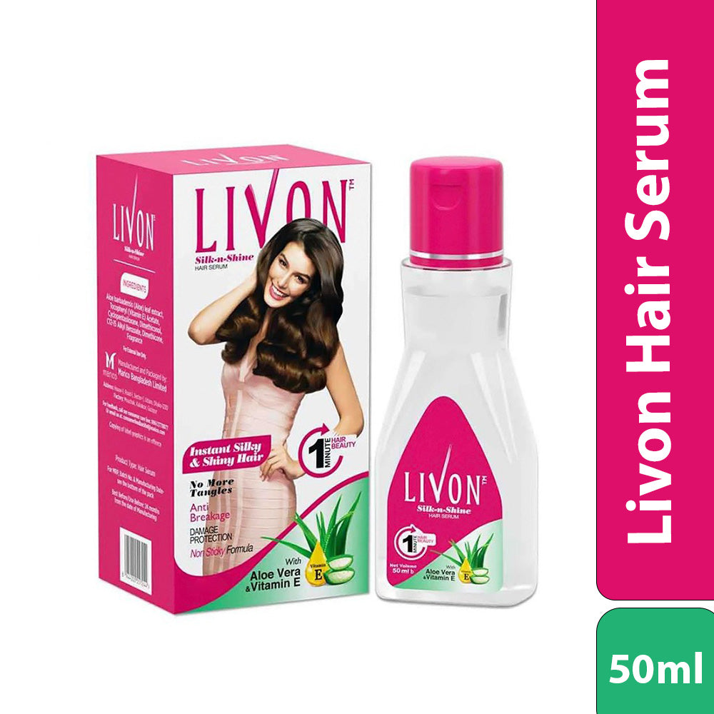 Livon Damage Repair Protein Shampoo 300ml &amp; Livon Hair Serum 50ml