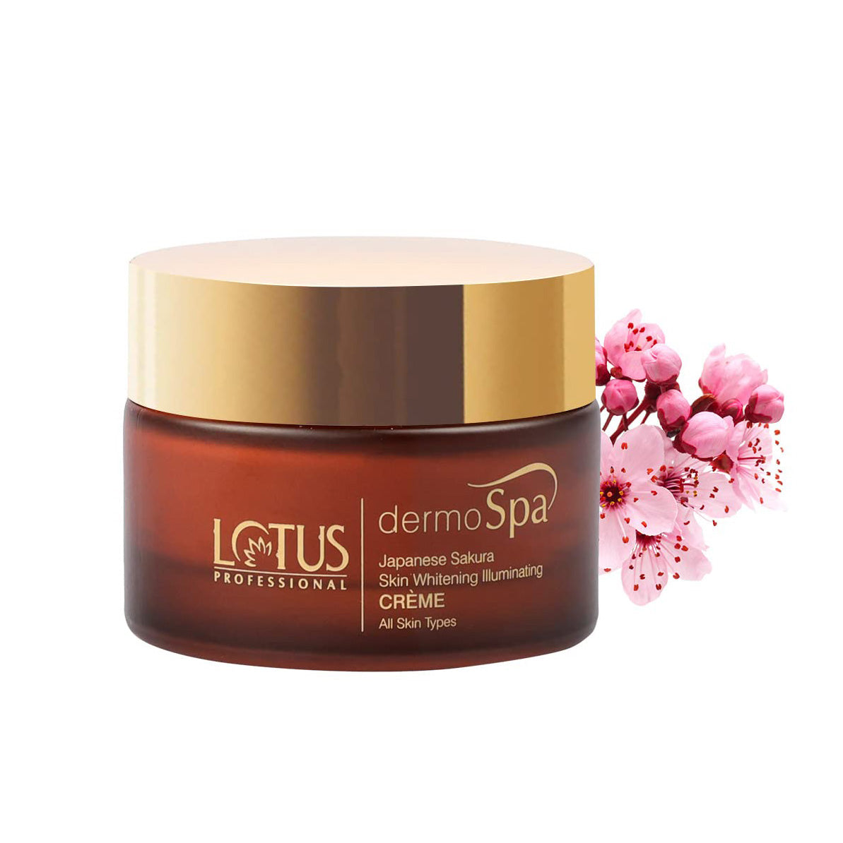 Lotus Herbals Dermo Spa Japanese Sakura Skin Whitening and Illuminating Day Cream With SPF 20 (50gm)