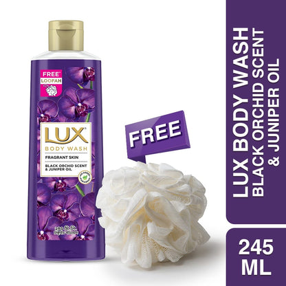 Lux Black Orchid Scent and Juniper Oil Body Wash (245ml)