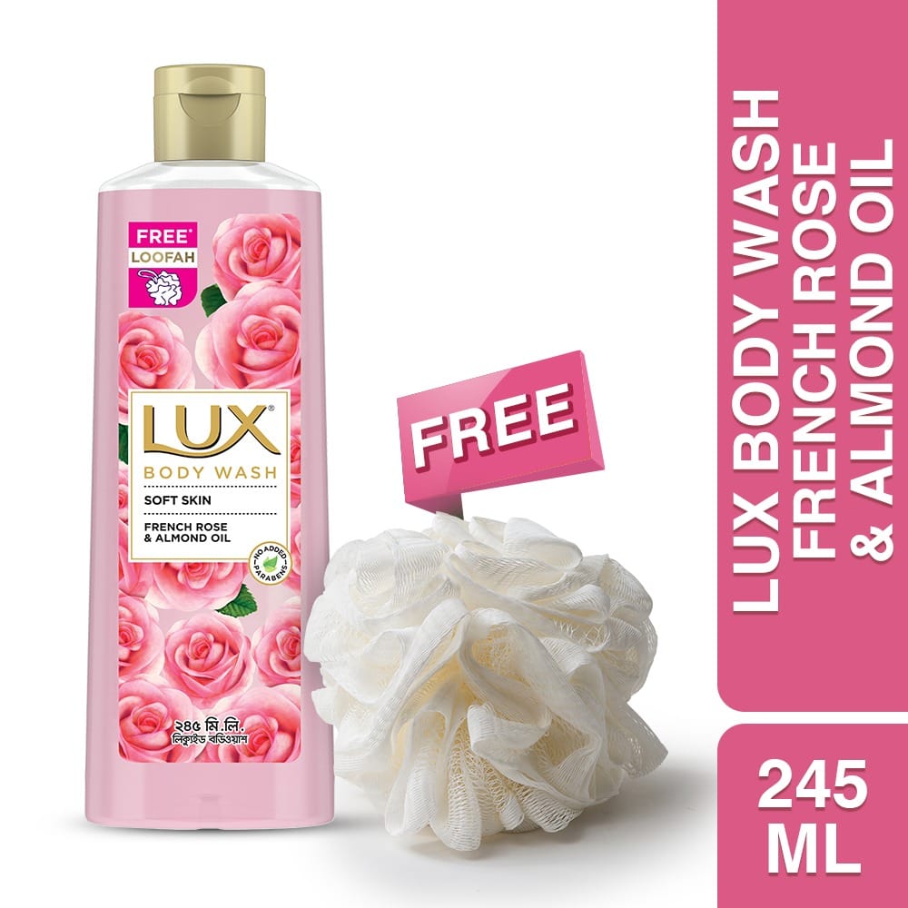 Lux Body Wash French Rose and Almond (245ml)